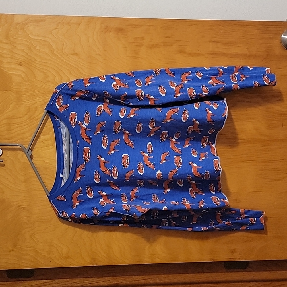 Maeve Fox Print L/S Tee